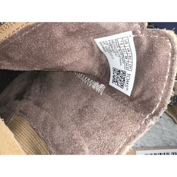 TOMS Sadie Leopard-Cheetah Round Toe Bootie Casual Boots Ankle Mid Heel - sz 7.5 - Picture 9 of 12